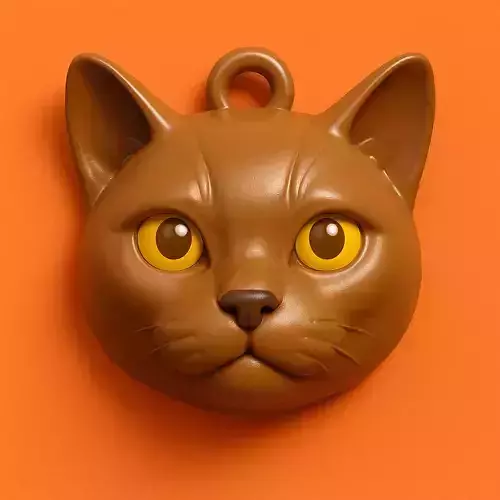 Burmes Llavero 3D Plastico STL