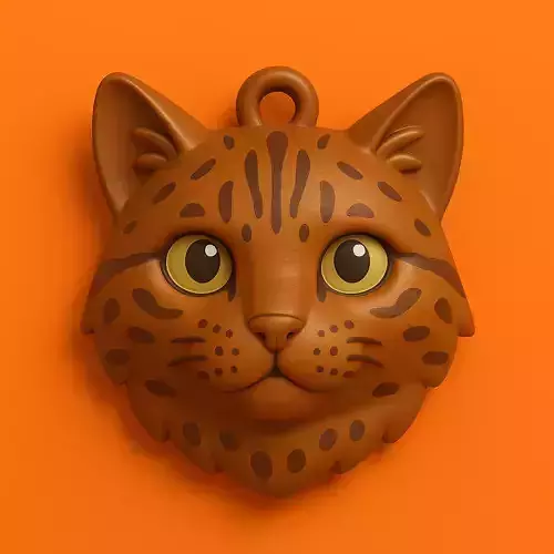 Bengali Llavero 3D Plastico  STL