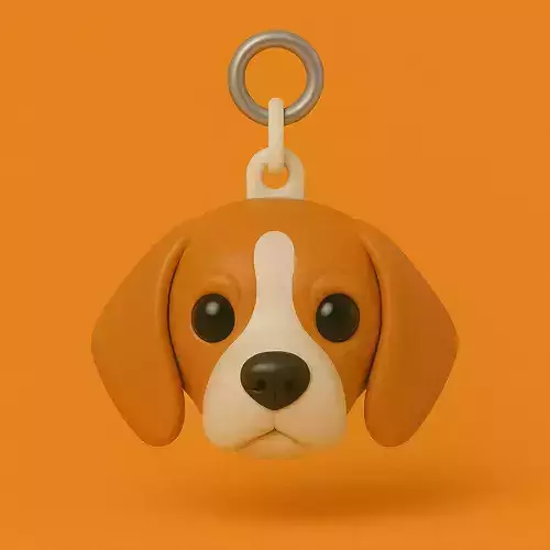 Beagle Llavero 3D Plastico STL