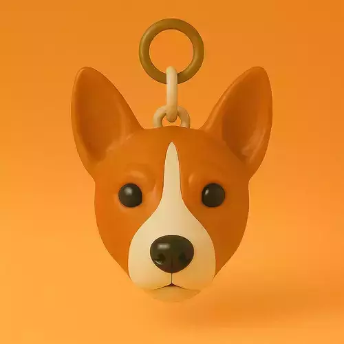 Basenji Llavero 3D Plastico STL