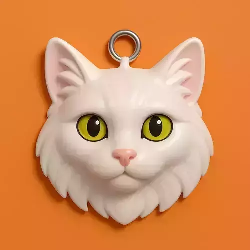 Angora Llavero 3D Plastico  STL