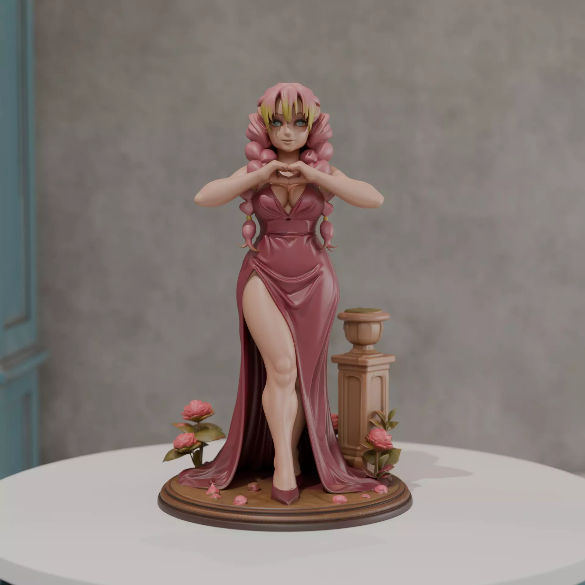 Mitsuri Kanroji 3D print model_0