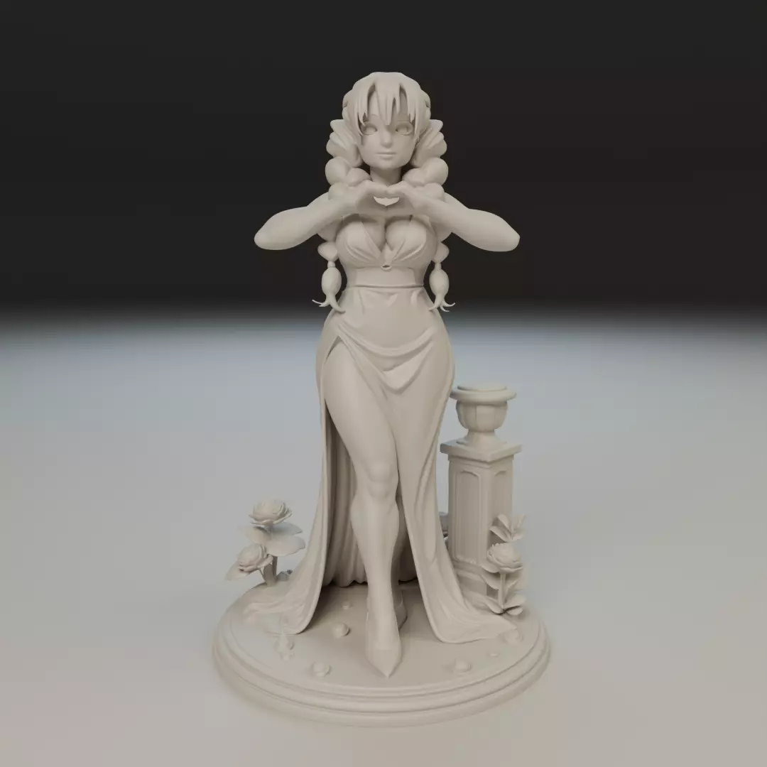 Mitsuri Kanroji 3D print model_15