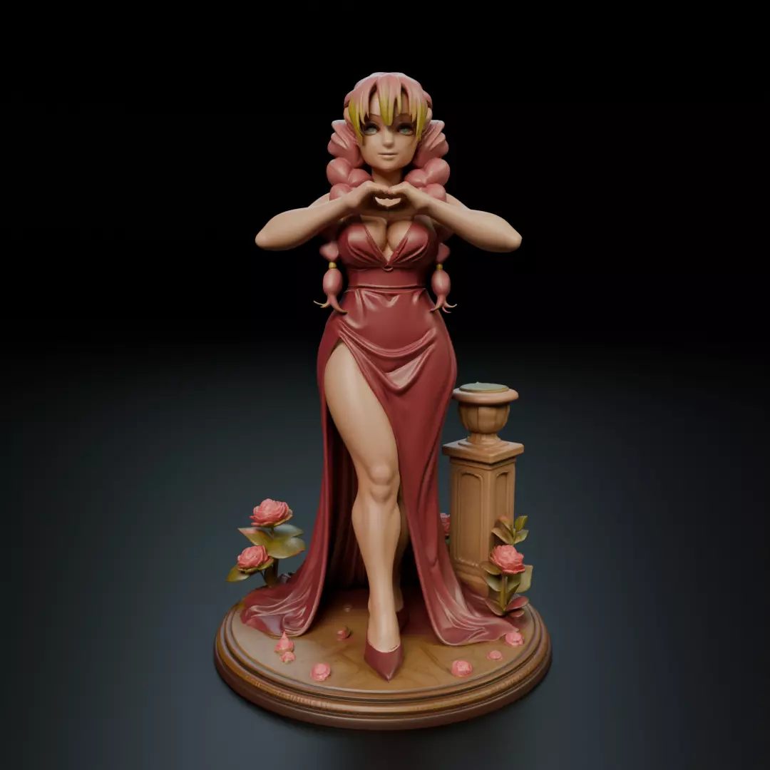 Mitsuri Kanroji 3D print model_16