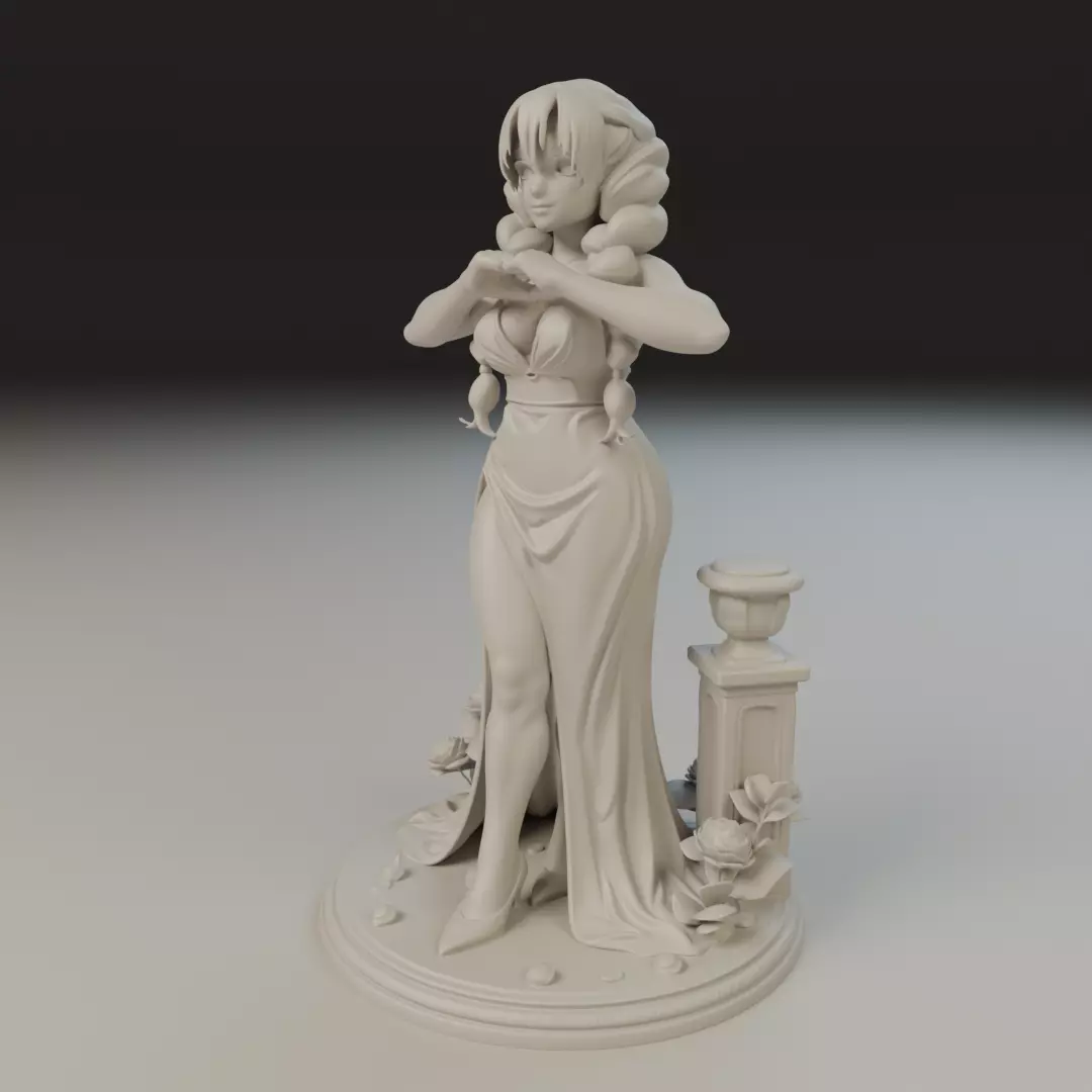 Mitsuri Kanroji 3D print model_9