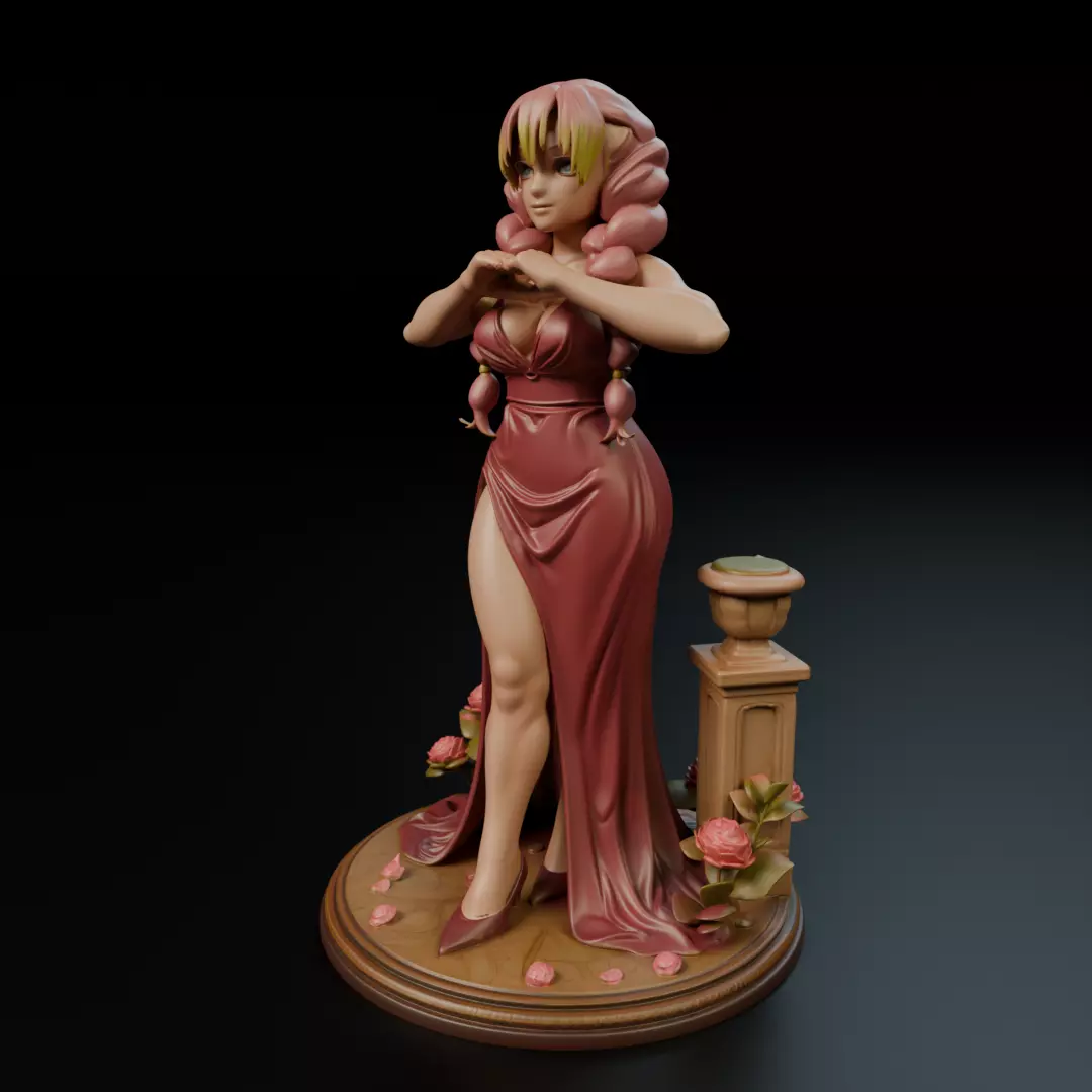 Mitsuri Kanroji 3D print model_10