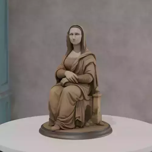 Mona Lisa statue