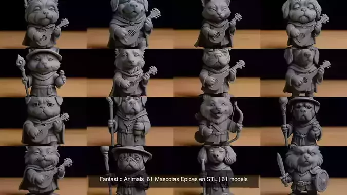 Fantastic Animals  61 Mascotas Epicas en STL