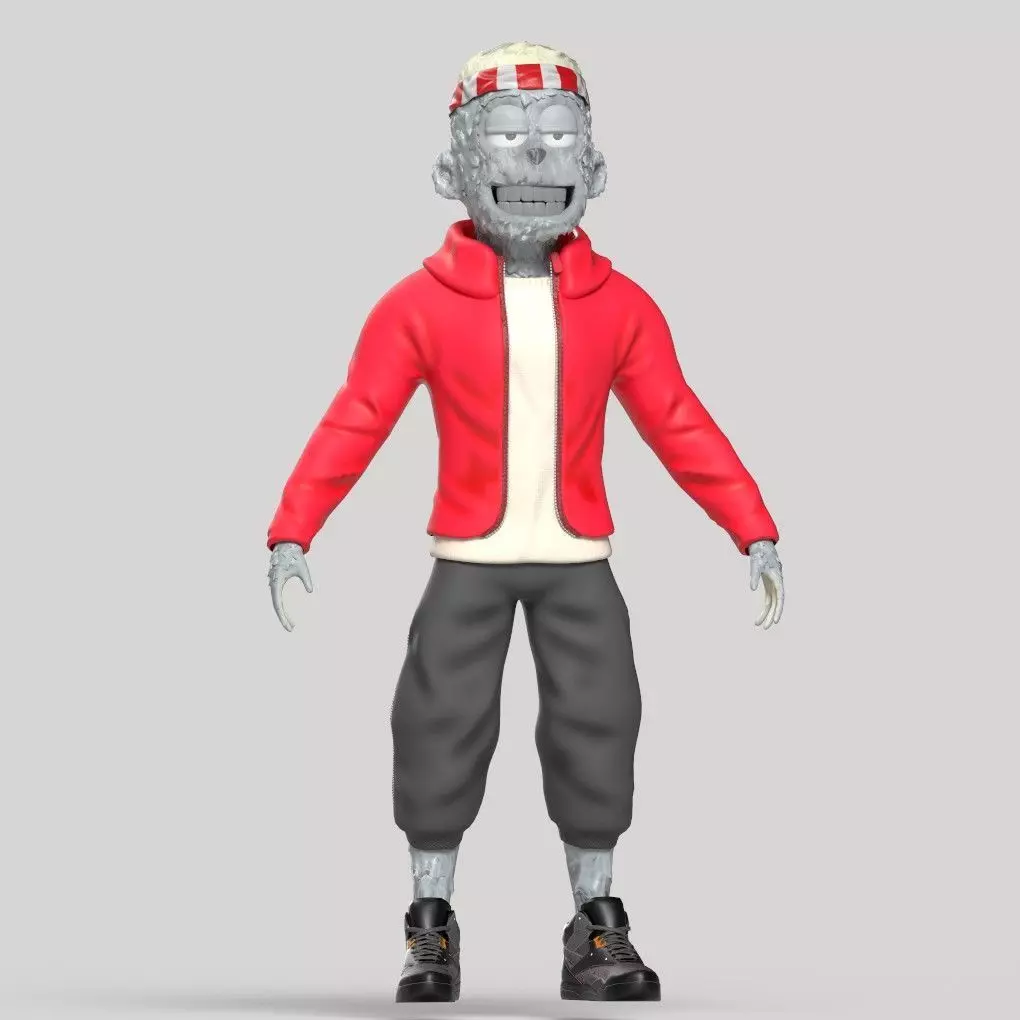 Nft Model Yoots Happy Low-poly 3D model_2