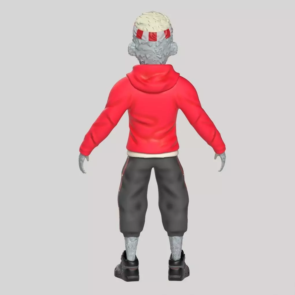 Nft Model Yoots Happy Low-poly 3D model_0