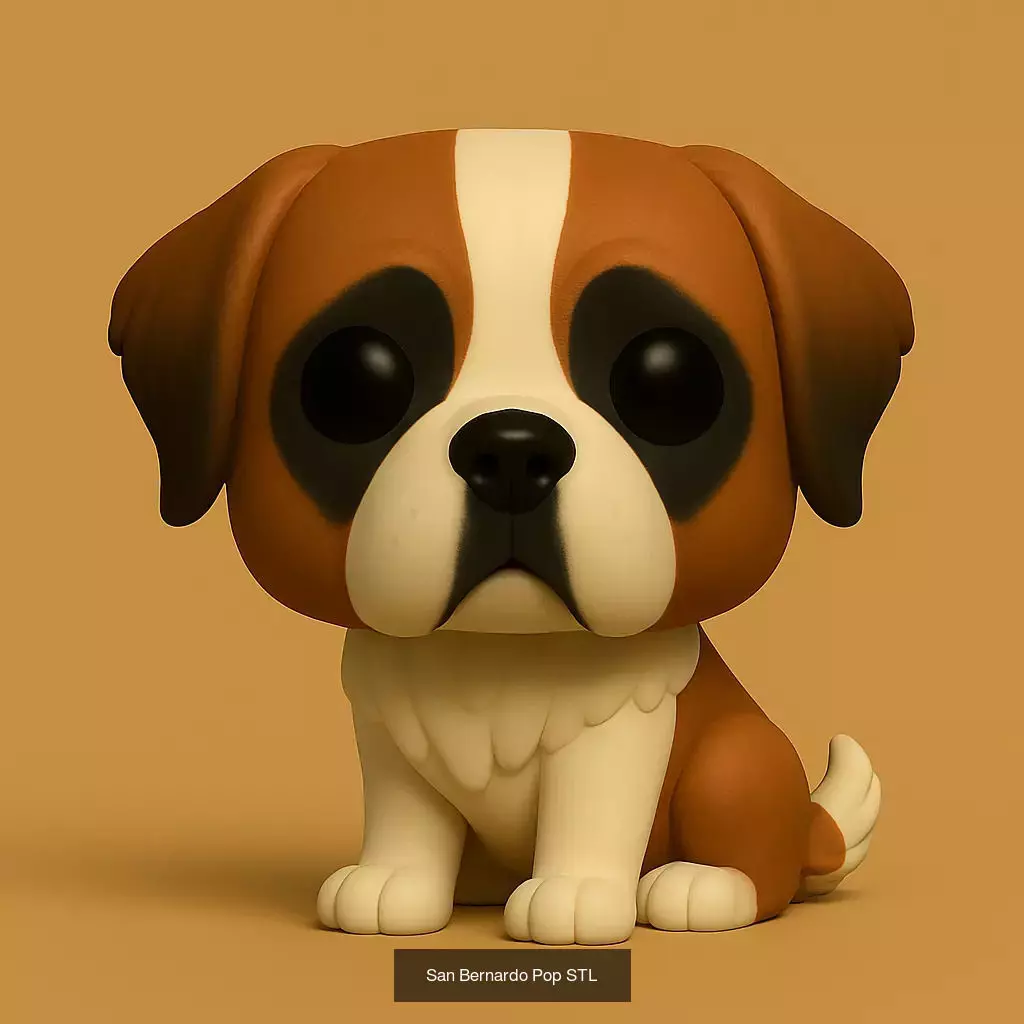 Animals POP 85 Modelos STL en Estilo Chibi 3D Model Collection_33