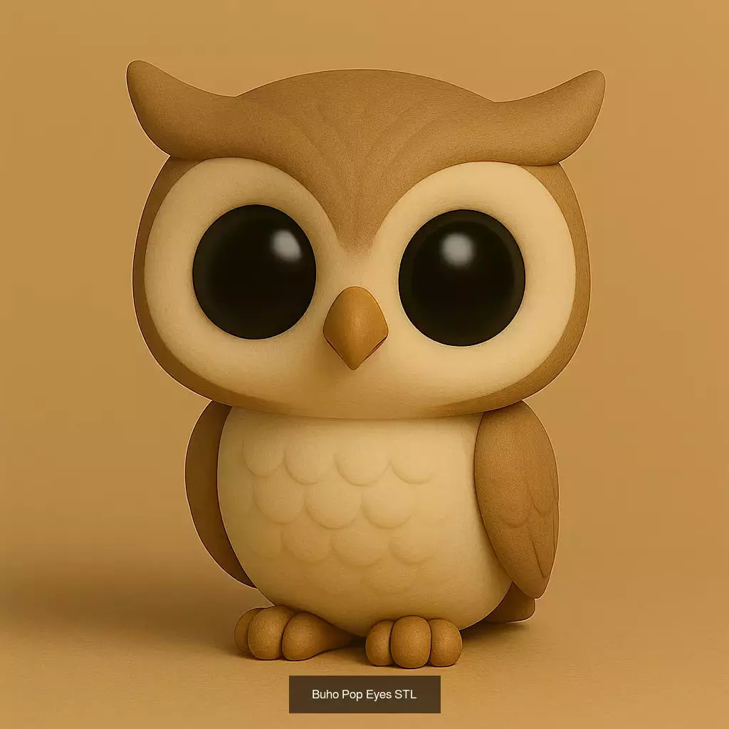 Animals POP 85 Modelos STL en Estilo Chibi 3D Model Collection_25