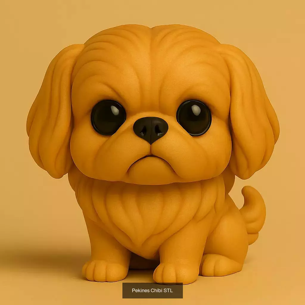 Animals POP 85 Modelos STL en Estilo Chibi 3D Model Collection_40