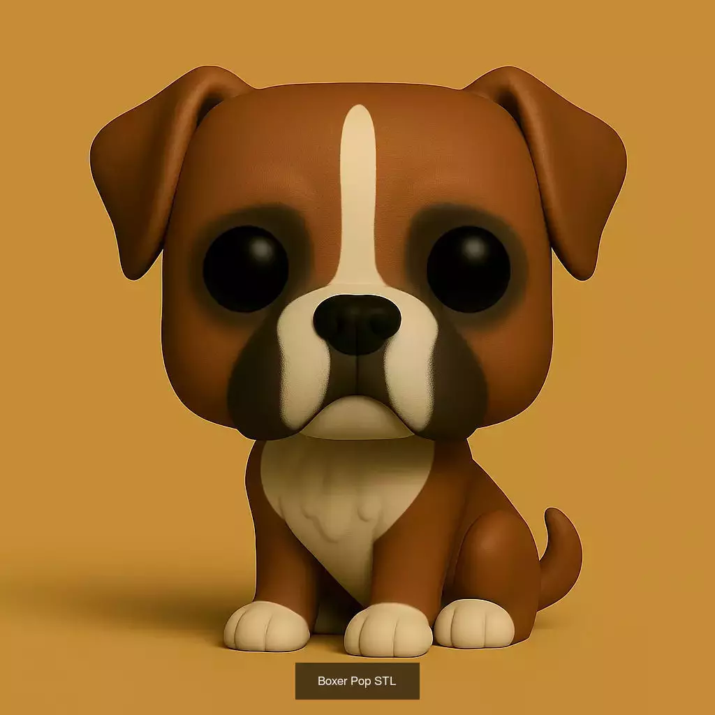 Animals POP 85 Modelos STL en Estilo Chibi 3D Model Collection_61