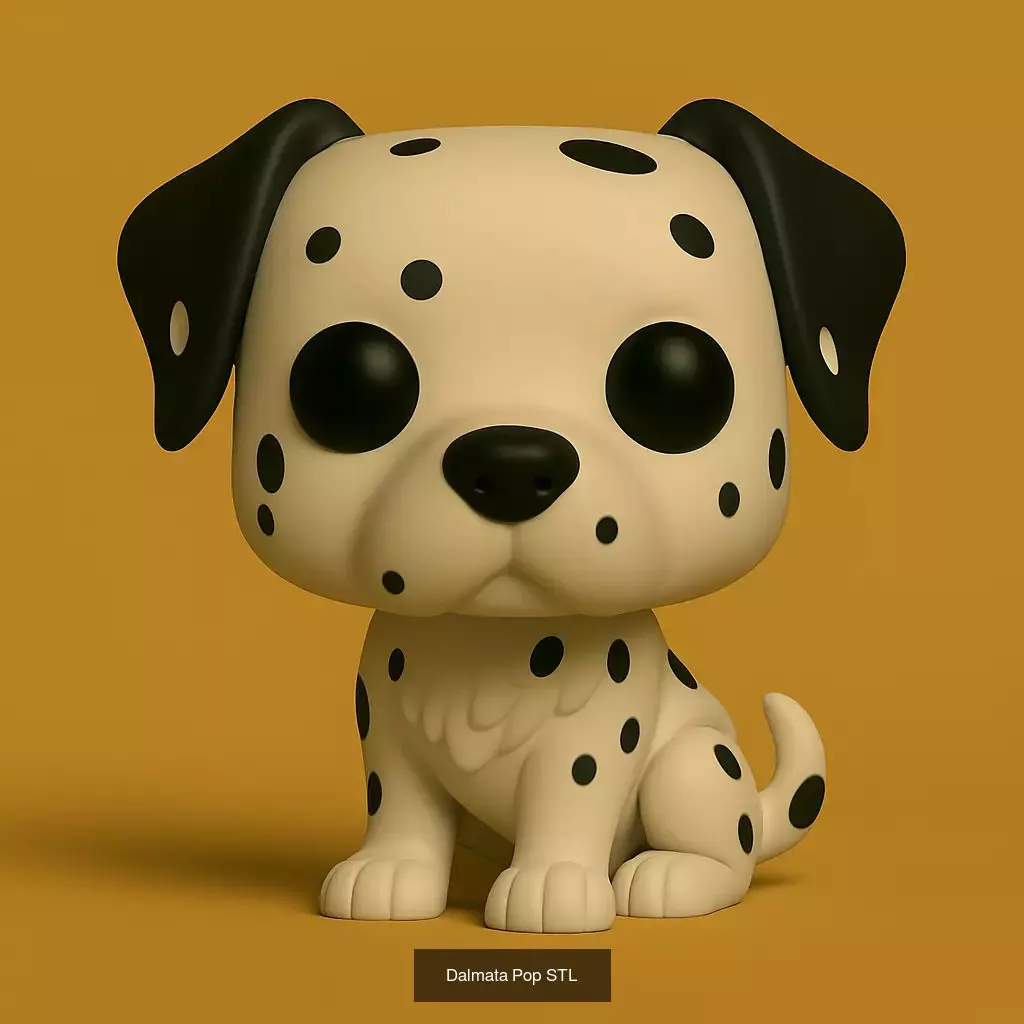 Animals POP 85 Modelos STL en Estilo Chibi 3D Model Collection_53