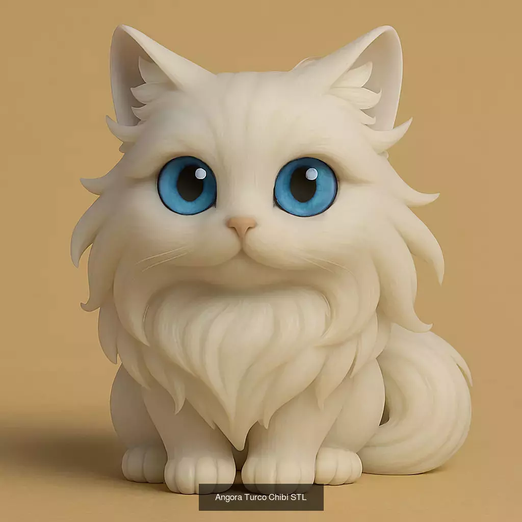 Animals POP 85 Modelos STL en Estilo Chibi 3D Model Collection_93