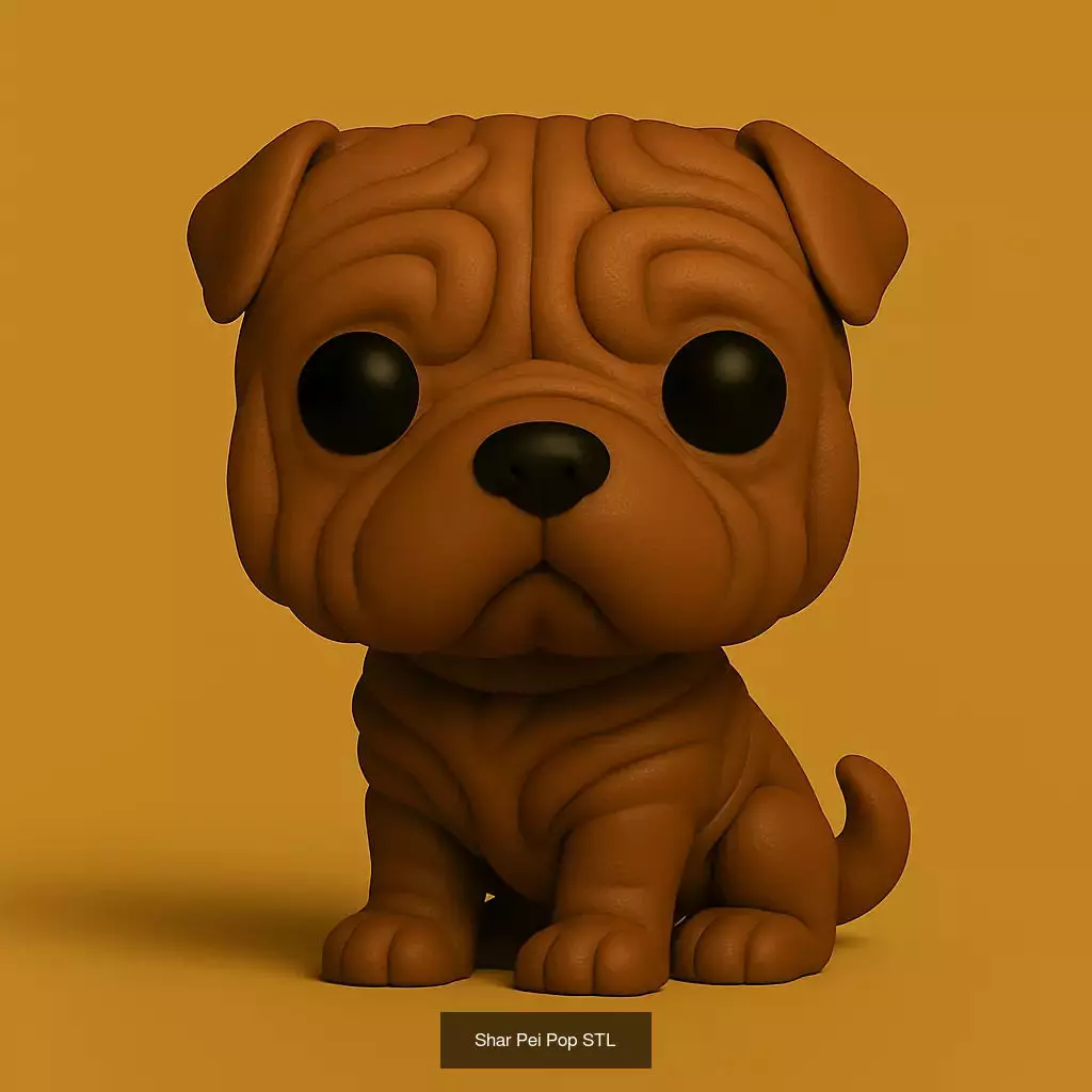 Animals POP 85 Modelos STL en Estilo Chibi 3D Model Collection_32