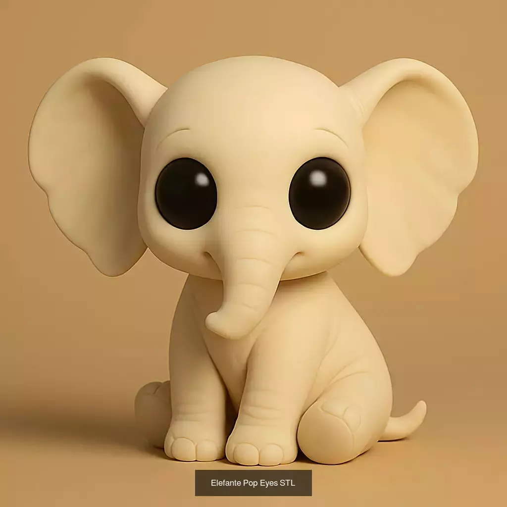 Animals POP 85 Modelos STL en Estilo Chibi 3D Model Collection_20