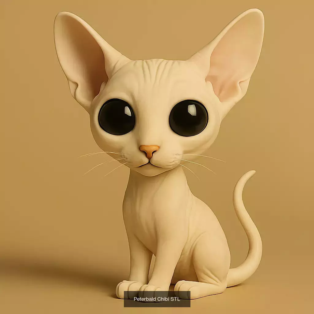 Animals POP 85 Modelos STL en Estilo Chibi 3D Model Collection_75