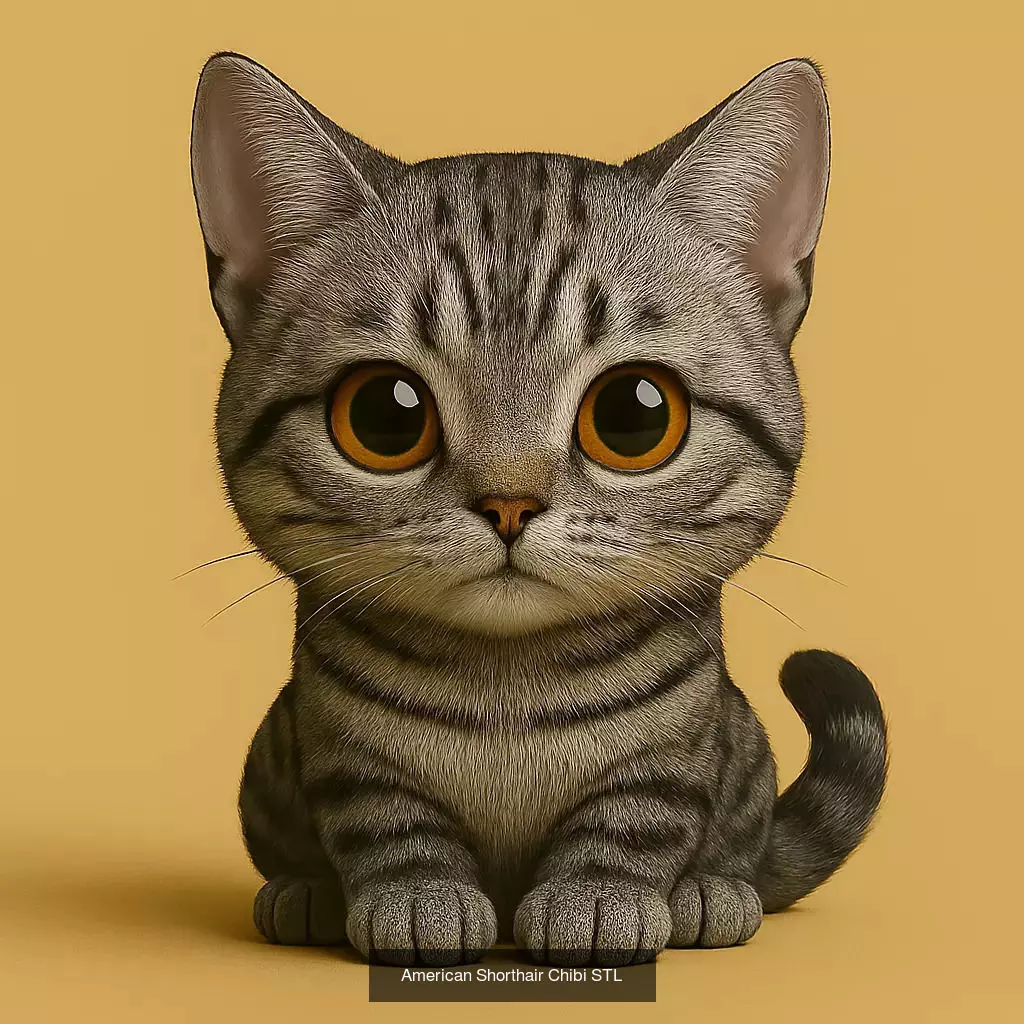 Animals POP 85 Modelos STL en Estilo Chibi 3D Model Collection_94