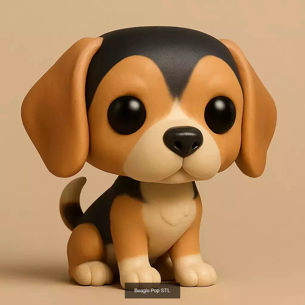 Animals POP 85 Modelos STL en Estilo Chibi 3D Model Collection_67