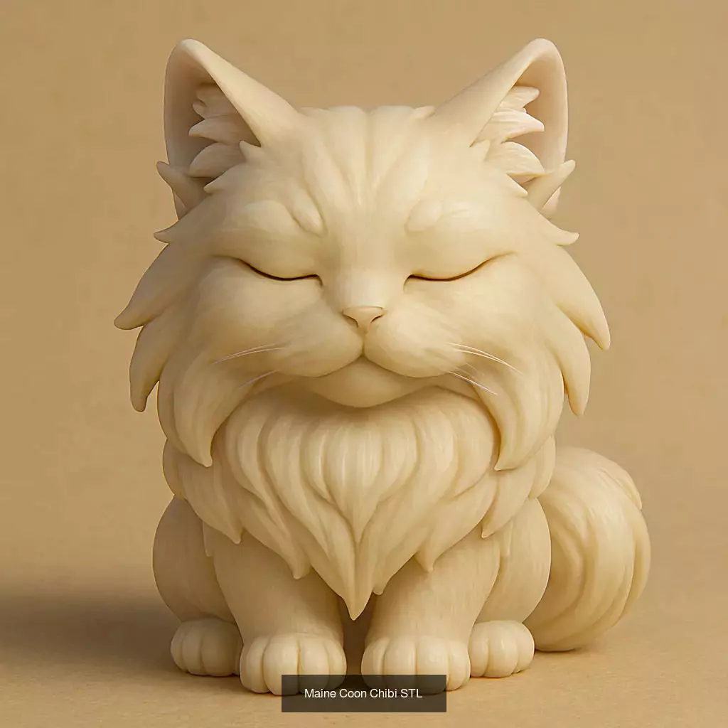 Animals POP 85 Modelos STL en Estilo Chibi 3D Model Collection_79