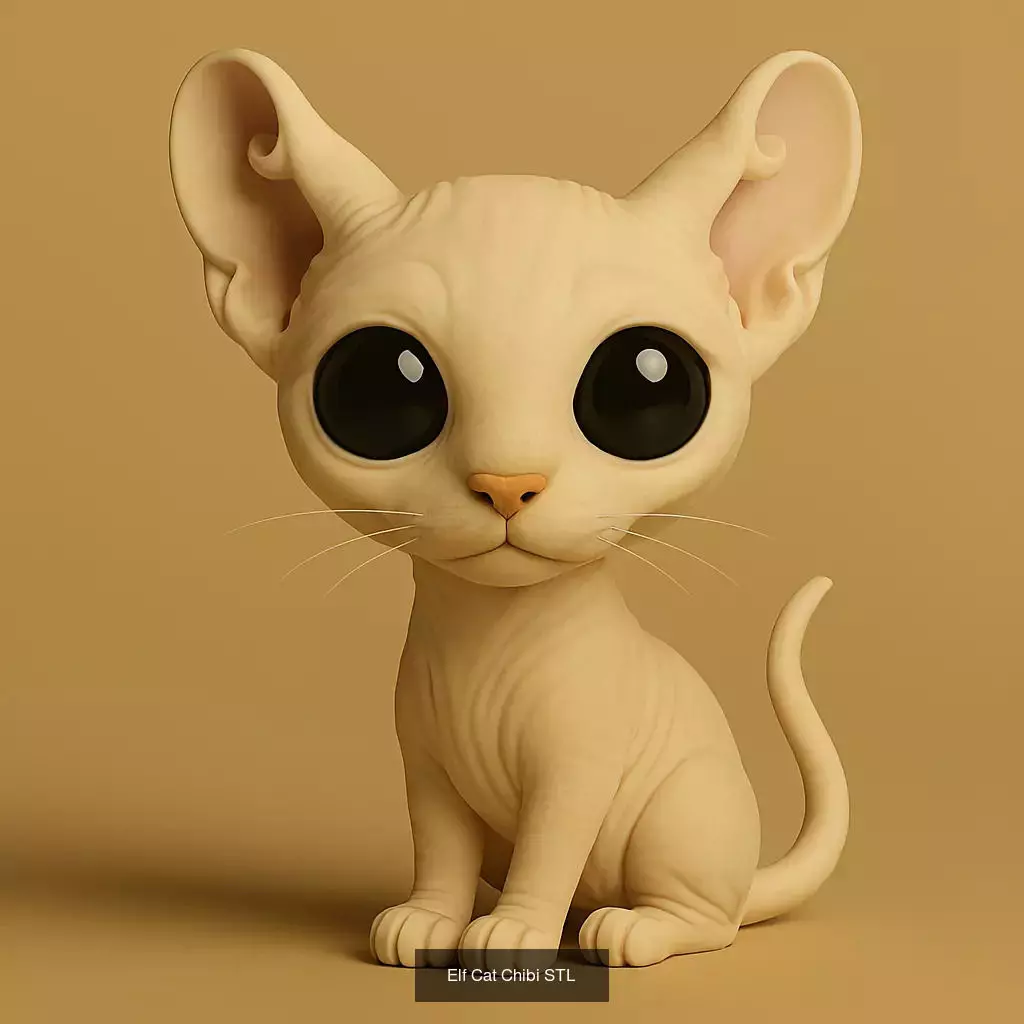 Animals POP 85 Modelos STL en Estilo Chibi 3D Model Collection_83