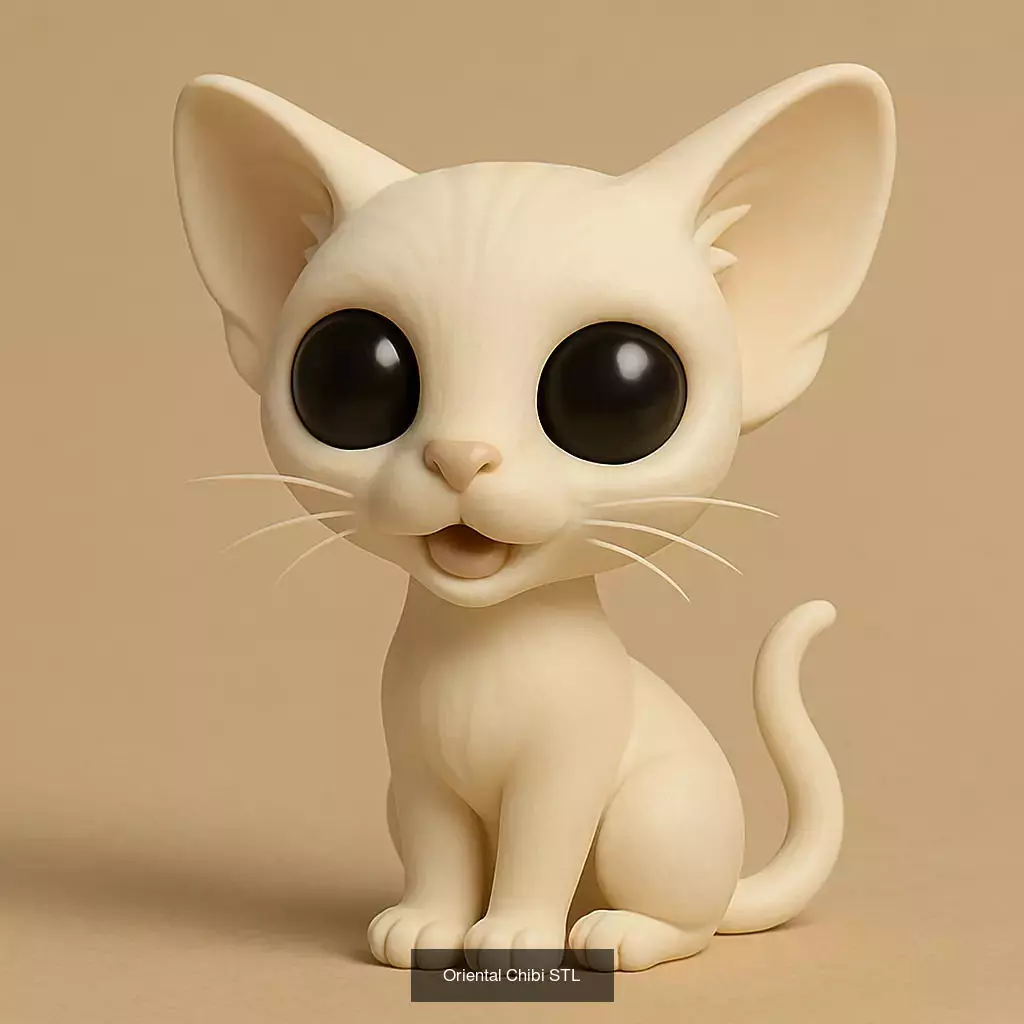 Animals POP 85 Modelos STL en Estilo Chibi 3D Model Collection_77