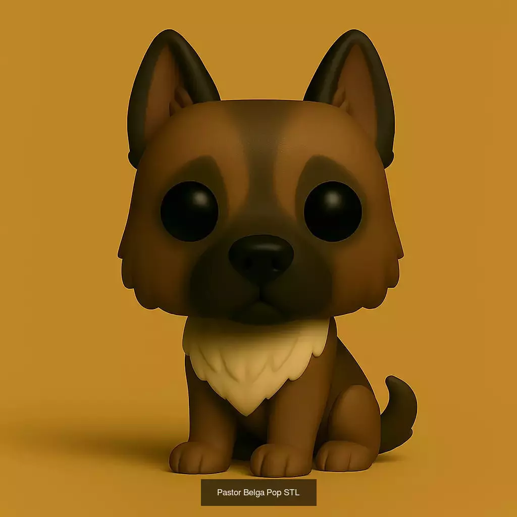 Animals POP 85 Modelos STL en Estilo Chibi 3D Model Collection_41