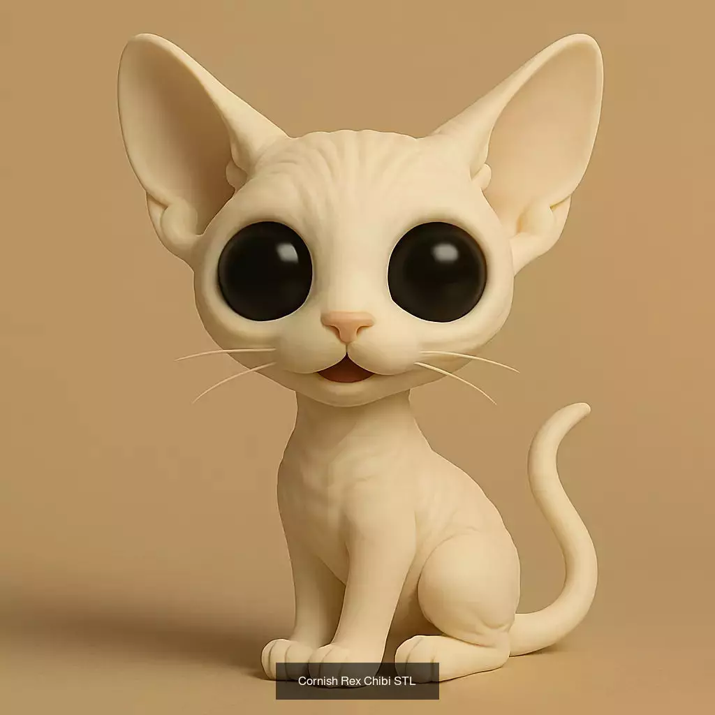 Animals POP 85 Modelos STL en Estilo Chibi 3D Model Collection_86