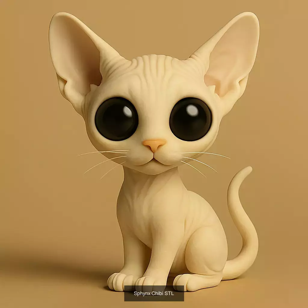 Animals POP 85 Modelos STL en Estilo Chibi 3D Model Collection_69