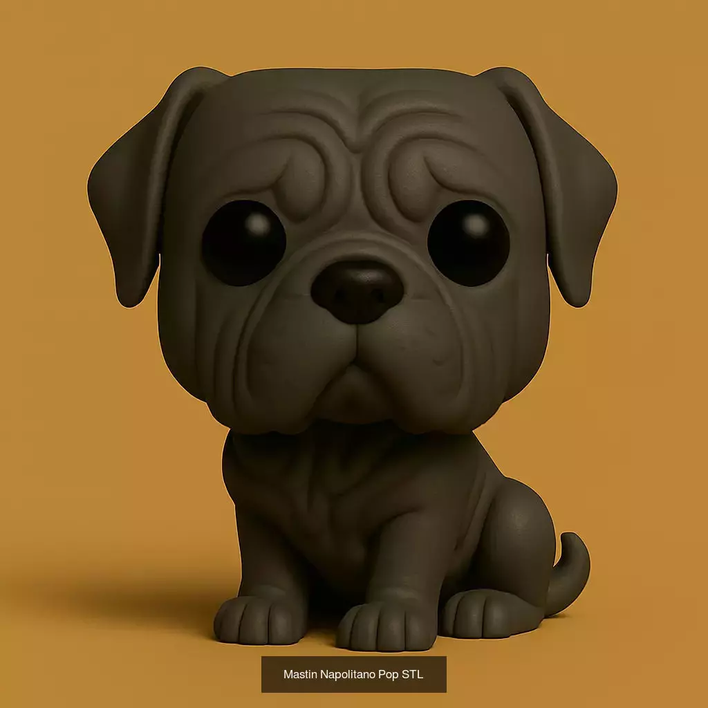Animals POP 85 Modelos STL en Estilo Chibi 3D Model Collection_43