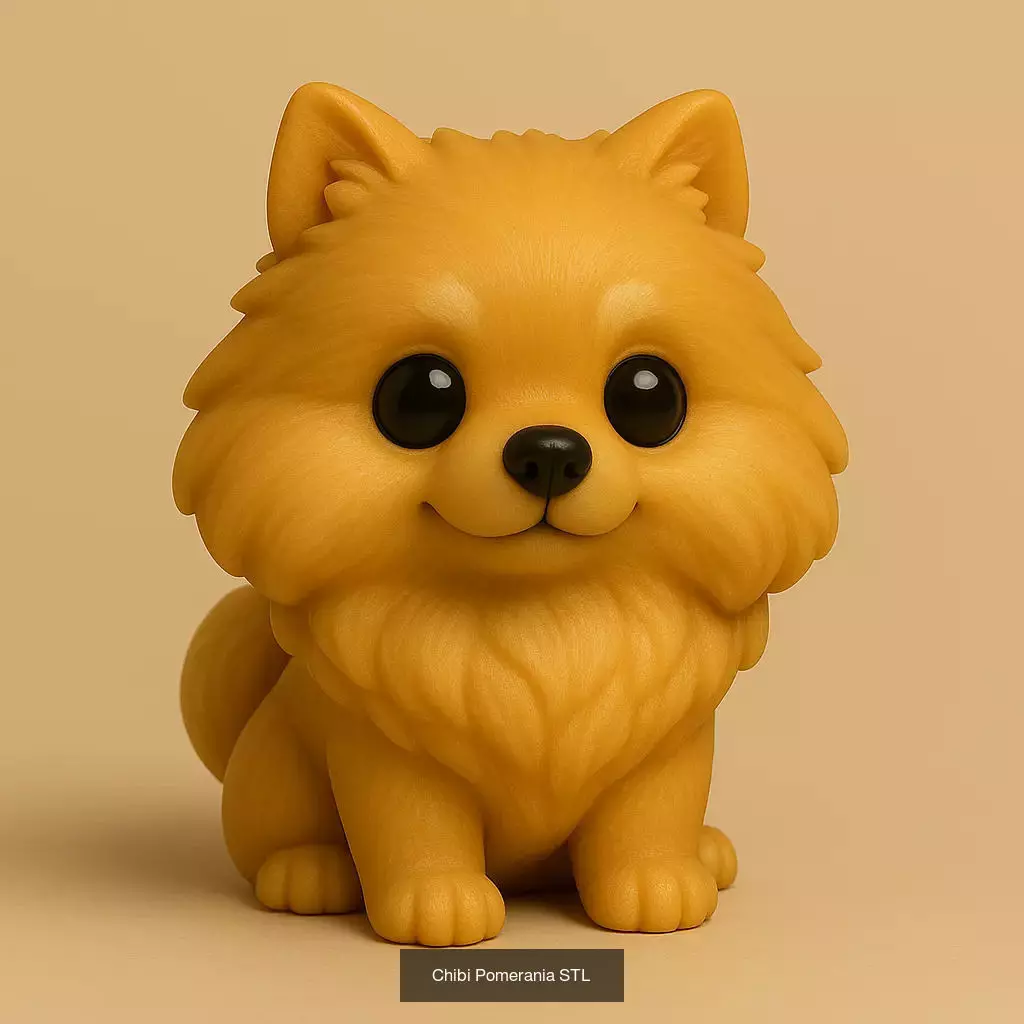 Animals POP 85 Modelos STL en Estilo Chibi 3D Model Collection_57