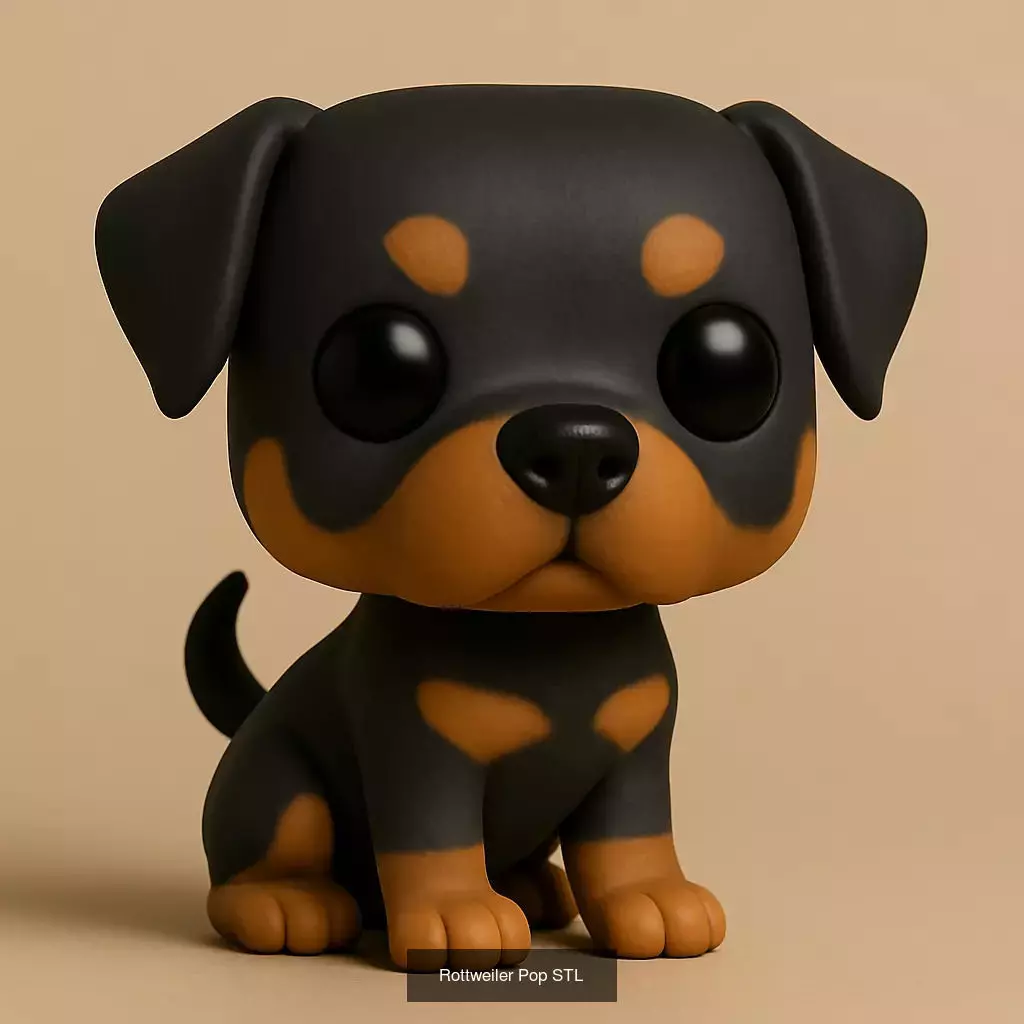 Animals POP 85 Modelos STL en Estilo Chibi 3D Model Collection_35