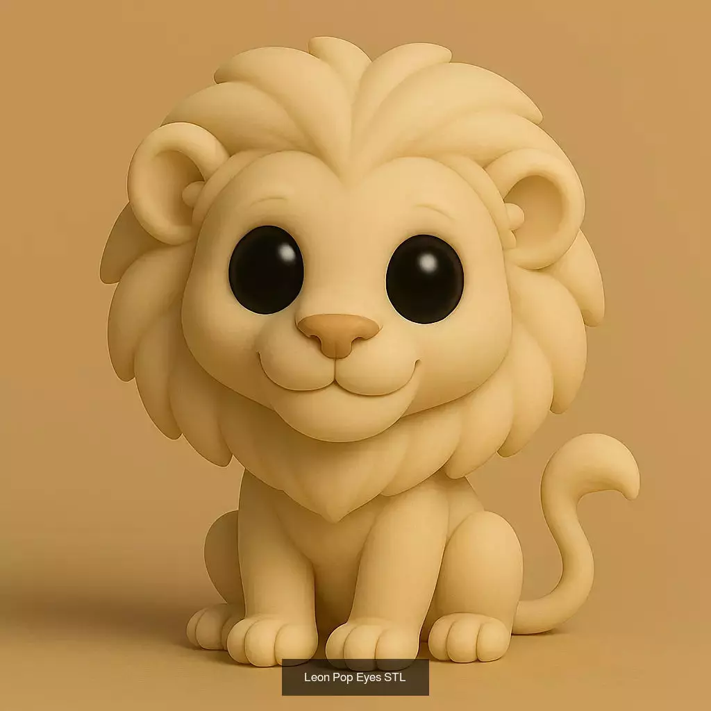 Animals POP 85 Modelos STL en Estilo Chibi 3D Model Collection_19