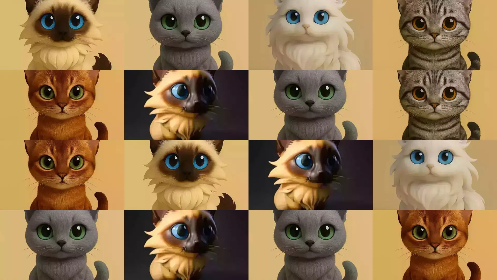 Animals POP 85 Modelos STL en Estilo Chibi 3D Model Collection_9