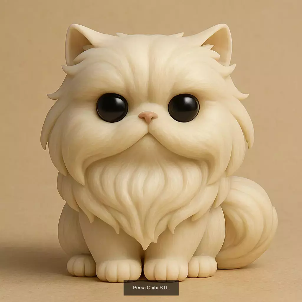 Animals POP 85 Modelos STL en Estilo Chibi 3D Model Collection_76