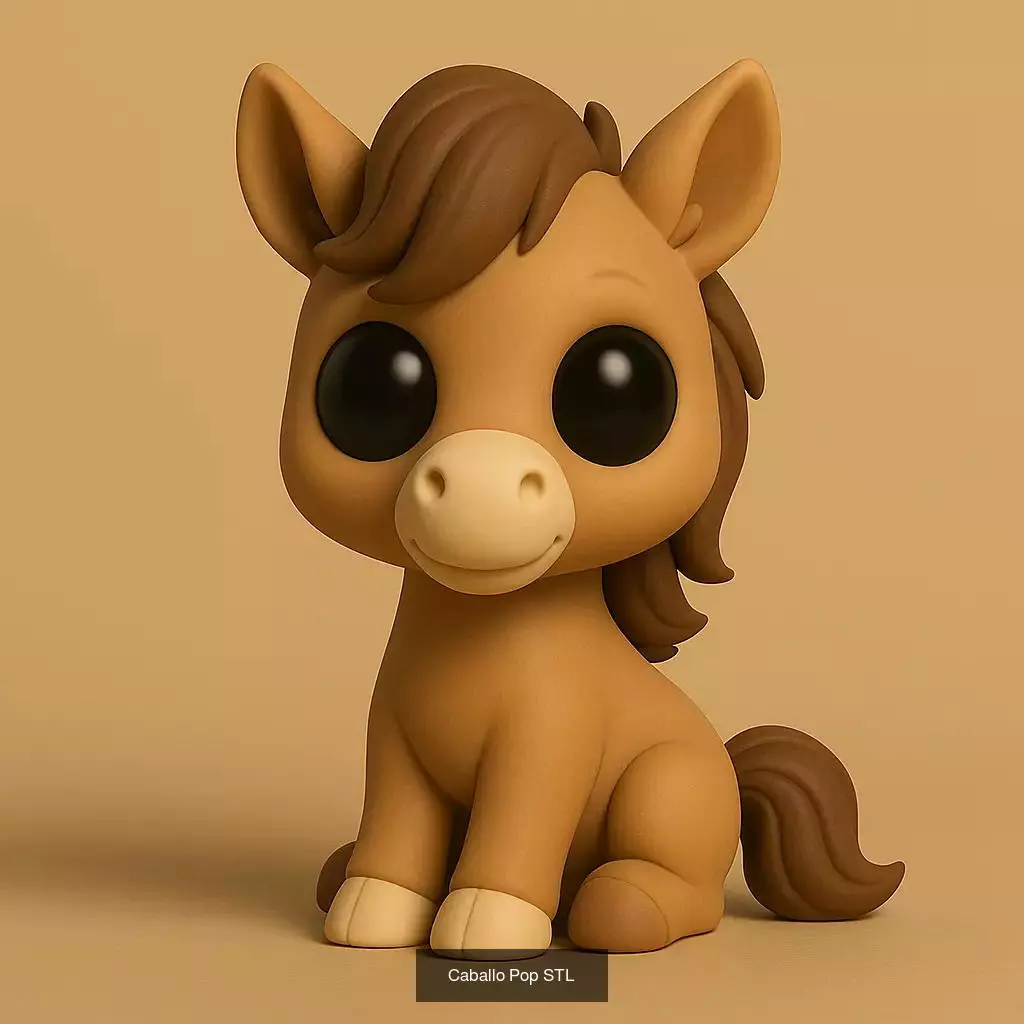 Animals POP 85 Modelos STL en Estilo Chibi 3D Model Collection_24