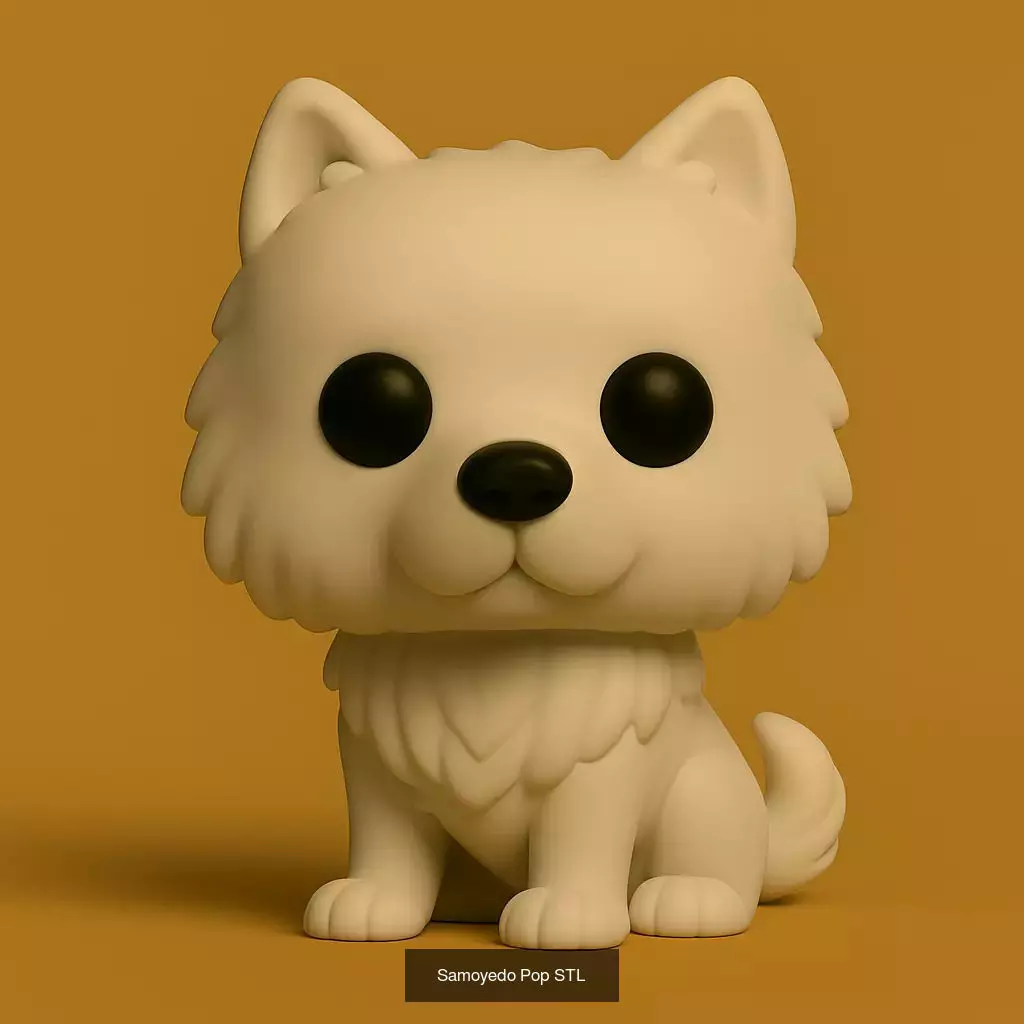Animals POP 85 Modelos STL en Estilo Chibi 3D Model Collection_34