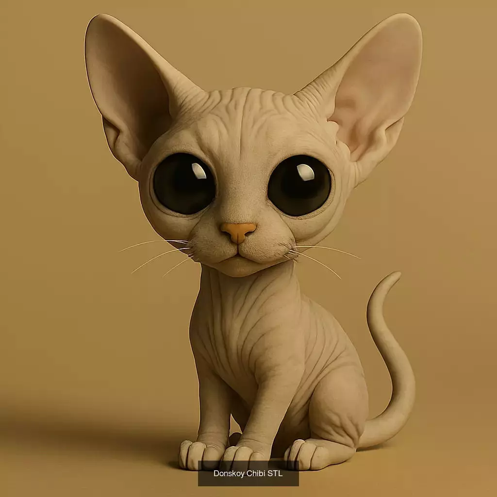 Animals POP 85 Modelos STL en Estilo Chibi 3D Model Collection_84