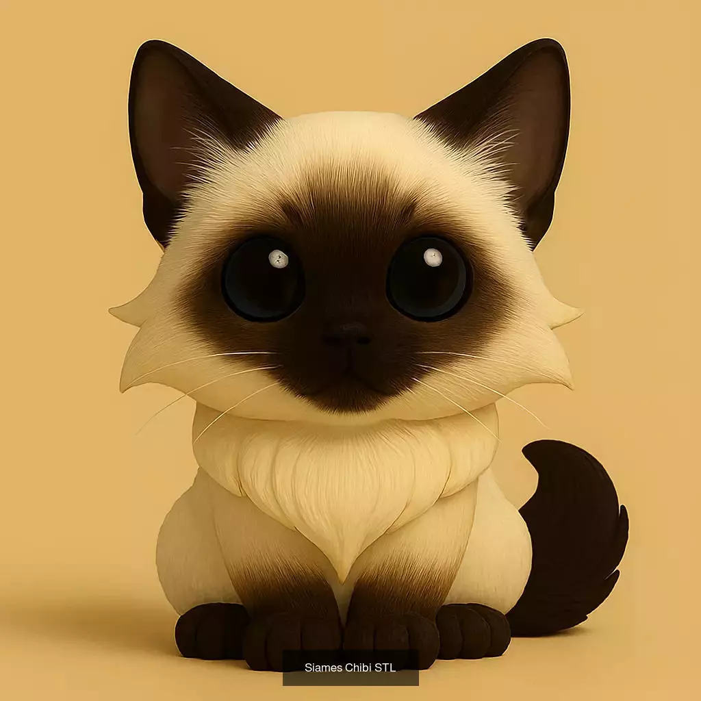 Animals POP 85 Modelos STL en Estilo Chibi 3D Model Collection_72