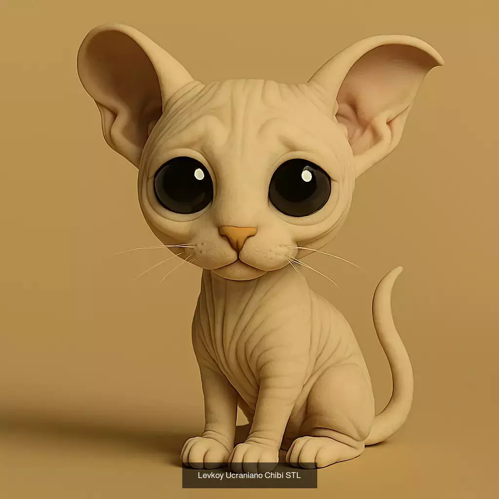 Animals POP 85 Modelos STL en Estilo Chibi 3D Model Collection_80