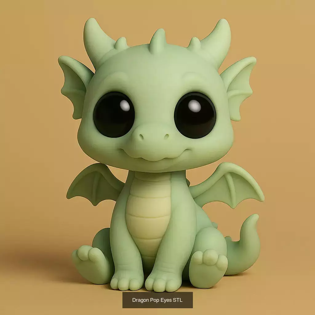Animals POP 85 Modelos STL en Estilo Chibi 3D Model Collection_21
