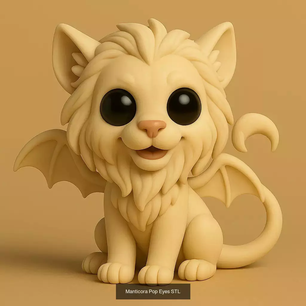 Animals POP 85 Modelos STL en Estilo Chibi 3D Model Collection_18