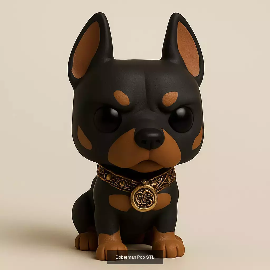 Animals POP 85 Modelos STL en Estilo Chibi 3D Model Collection_38