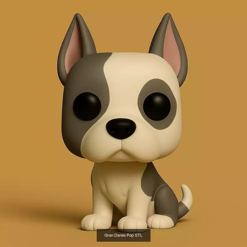 Animals POP 85 Modelos STL en Estilo Chibi 3D Model Collection_49