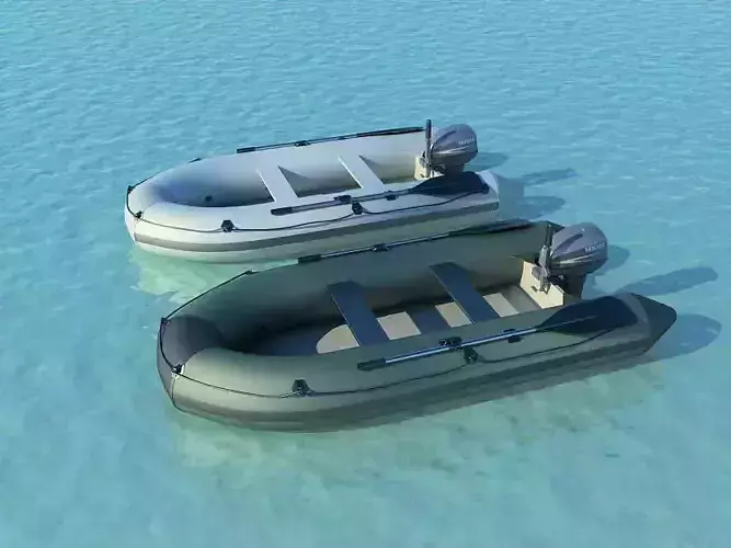 Inflatable boats 3D model