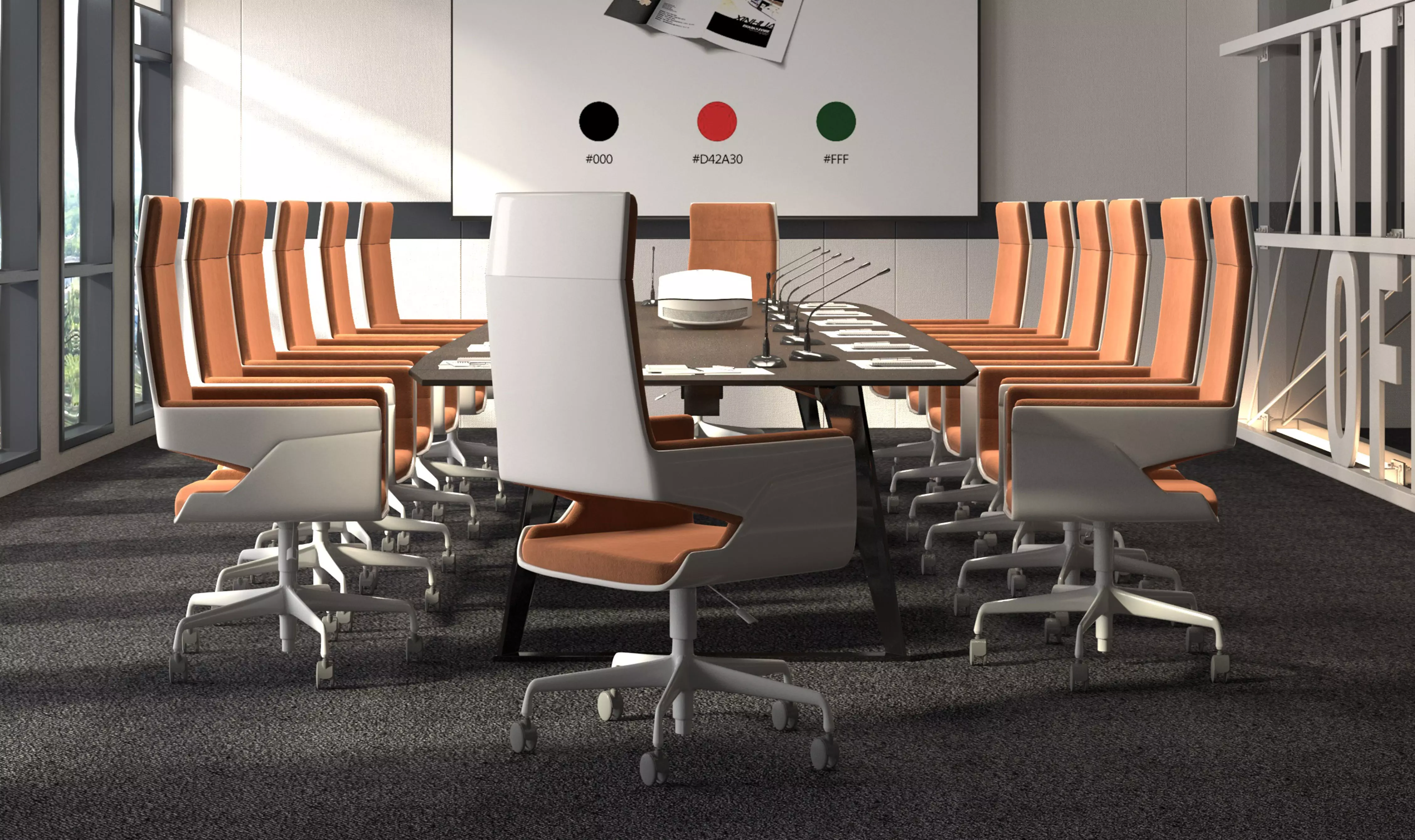 Conference Room 3D model_3