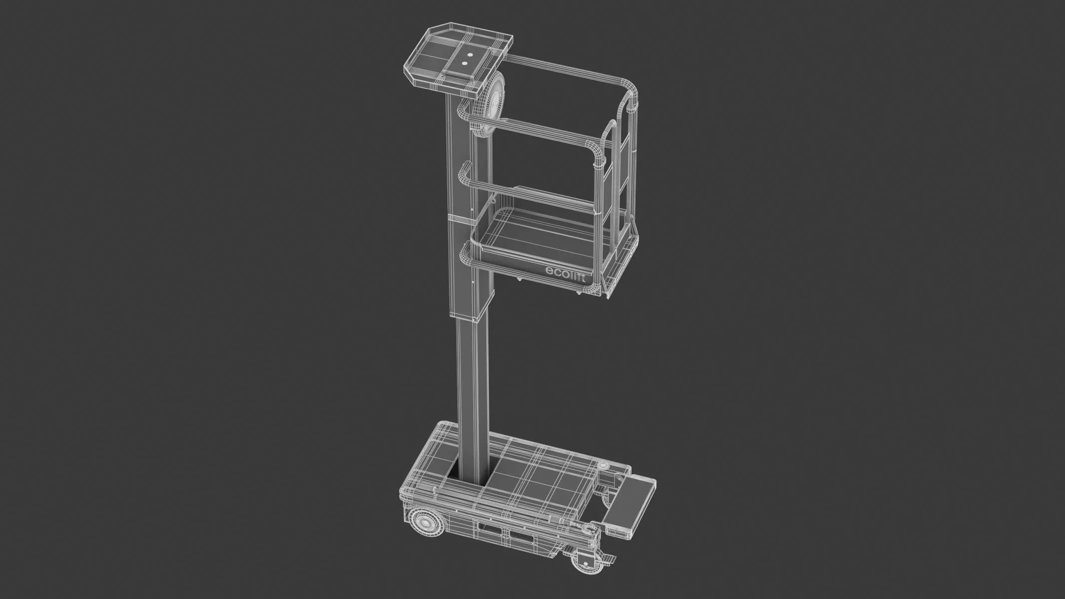 JLG Ecolift Non-Powered 3D model_19