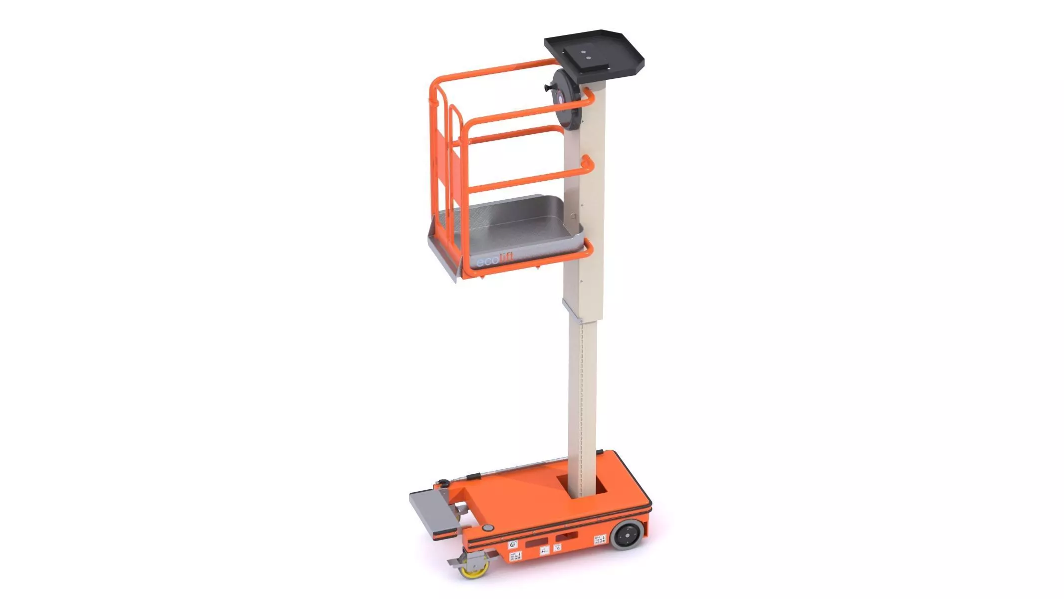 JLG Ecolift Non-Powered 3D model_4